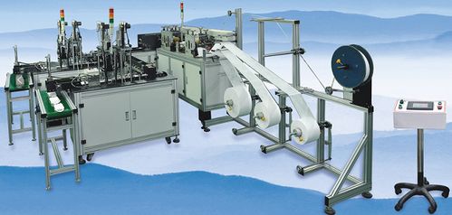 一拖二平面耳帶式全自動口罩機(jī),耳帶式全自動口罩機(jī)廠家